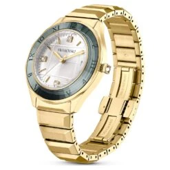 Swarovski 37mm Watch Swiss Made, Metal Bracelet, Gold Tone, Gold-tone Finish 12 Swarovski 37mm Watch Swiss Made, Metal Bracelet, Gold Tone, Gold-tone Finish -Jewelry Store 37mm watch swiss made metal bracelet gold tone gold tone finish swarovski 5635450 2