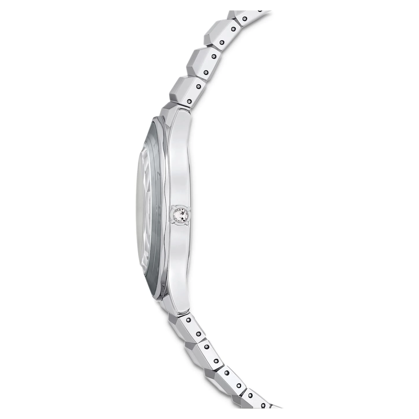 Swarovski 37mm Watch Swiss Made, Metal Bracelet, Silver Tone, Stainless Steel 9 Swarovski 37mm Watch Swiss Made, Metal Bracelet, Silver Tone, Stainless Steel - Image 7