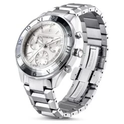 Swarovski 39mm Watch Swiss Made, Metal Bracelet, Silver Tone, Stainless Steel -Jewelry Store 39mm watch swiss made metal bracelet silver tone stainless steel swarovski 5641297 2