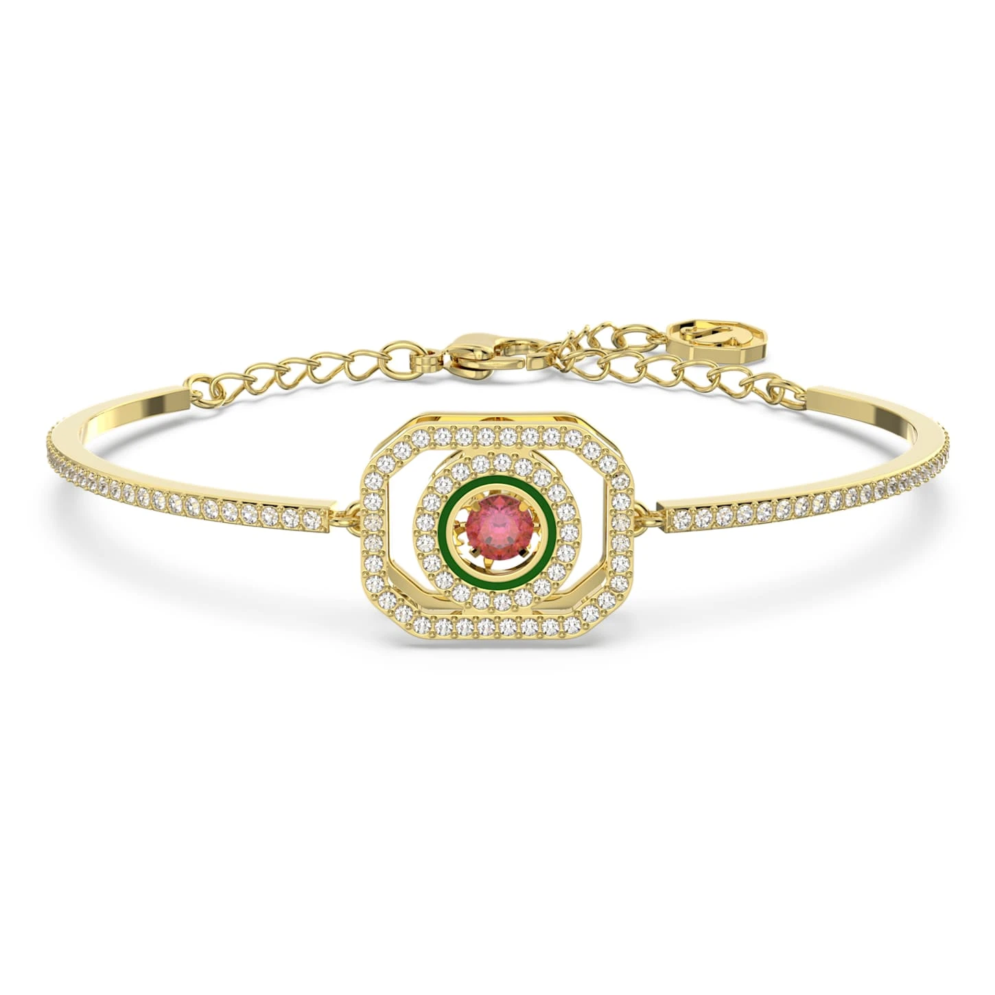 Swarovski Alea Bangle Multicolored, Gold-tone Plated 4 Swarovski Alea Bangle Multicolored, Gold-tone Plated - Image 2