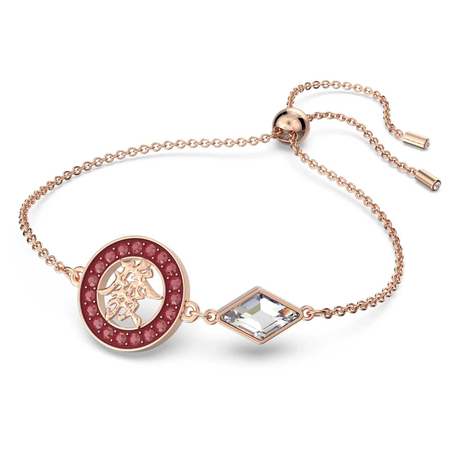 Swarovski Alea Bracelet Red, Rose Gold-tone Plated 5 Swarovski Alea Bracelet Red, Rose Gold-tone Plated - Image 3