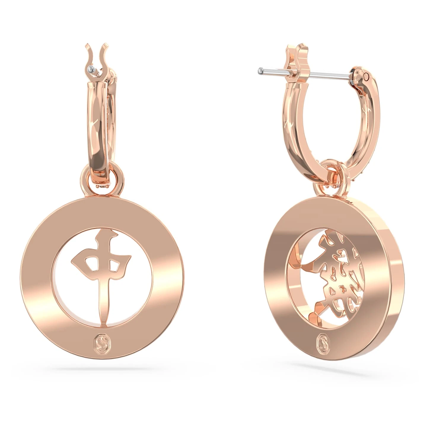 Swarovski Alea Drop Earrings Red, Rose Gold-tone Plated 7 Swarovski Alea Drop Earrings Red, Rose Gold-tone Plated - Image 5