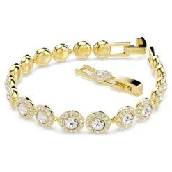 Swarovski Angelic Bracelet Round Cut, Pavé, Medium, White, Gold-tone Plated 9 Swarovski Angelic Bracelet Round Cut, Pavé, Medium, White, Gold-tone Plated -Jewelry Store angelic bracelet round cut pavC3A9 medium white gold tone plated swarovski 5505469 2