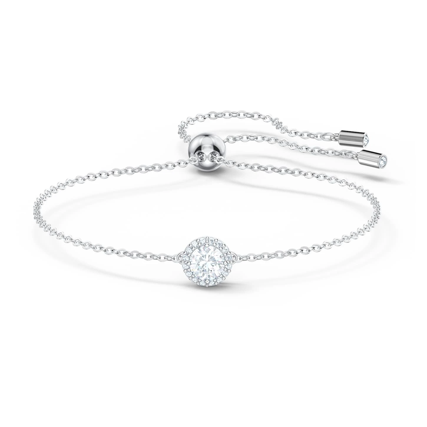 Swarovski Angelic Bracelet Round Cut, White, Rhodium Plated 4 Swarovski Angelic Bracelet Round Cut, White, Rhodium Plated - Image 2