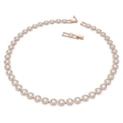 Swarovski Angelic Necklace Round Cut, White, Rose Gold-tone Plated 9 Swarovski Angelic Necklace Round Cut, White, Rose Gold-tone Plated -Jewelry Store angelic necklace round cut white rose gold tone plated swarovski 5367845 2