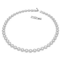 Swarovski Angelic Set Round Cut, White, Rhodium Plated -Jewelry Store angelic set round cut white rhodium plated swarovski 5367853 2