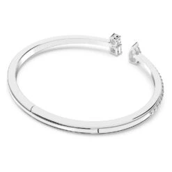 Swarovski Attract Cuff Mixed Cuts, White, Rhodium Plated -Jewelry Store attract cuff mixed cuts white rhodium plated swarovski 5556912 4