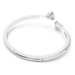 Swarovski Attract Soul Bangle Heart, White, Rhodium Plated 12 Swarovski Attract Soul Bangle Heart, White, Rhodium Plated -Jewelry Store attract soul bangle heart white rhodium plated swarovski 5518814 4