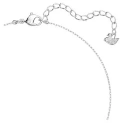 Swarovski Attract Trilogy Pendant Round Cut, White, Rhodium Plated -Jewelry Store attract trilogy pendant round cut white rhodium plated swarovski 5414970 3