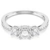 Swarovski Attract Trilogy Ring Round Cut, White, Rhodium Plated 2 Swarovski Attract Trilogy Ring Round Cut, White, Rhodium Plated -Jewelry Store attract trilogy ring round cut white rhodium plated swarovski 5656292