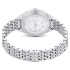 Swarovski Attract Watch Swiss Made, Full Pavé, Metal Bracelet, Silver Tone, Stainless Steel -Jewelry Store attract watch swiss made full pavC3A9 metal bracelet silver tone stainless steel swarovski 5644062 3
