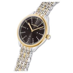 Swarovski Attract Watch Swiss Made, Pavé, Metal Bracelet, Black, Mixed Metal Finish -Jewelry Store attract watch swiss made pavC3A9 metal bracelet black mixed metal finish swarovski 5644056 3