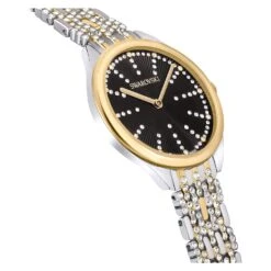 Swarovski Attract Watch Swiss Made, Pavé, Metal Bracelet, Black, Mixed Metal Finish -Jewelry Store attract watch swiss made pavC3A9 metal bracelet black mixed metal finish swarovski 5644056 4