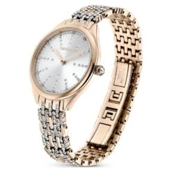 Swarovski Attract Watch Swiss Made, Pavé, Metal Bracelet, Gold Tone, Champagne Gold-tone Finish -Jewelry Store attract watch swiss made pavC3A9 metal bracelet gold tone champagne gold tone finish swarovski 5610484 2