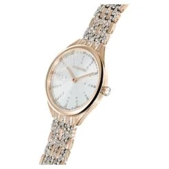 Swarovski Attract Watch Swiss Made, Pavé, Metal Bracelet, Gold Tone, Champagne Gold-tone Finish -Jewelry Store attract watch swiss made pavC3A9 metal bracelet gold tone champagne gold tone finish swarovski 5610484 4