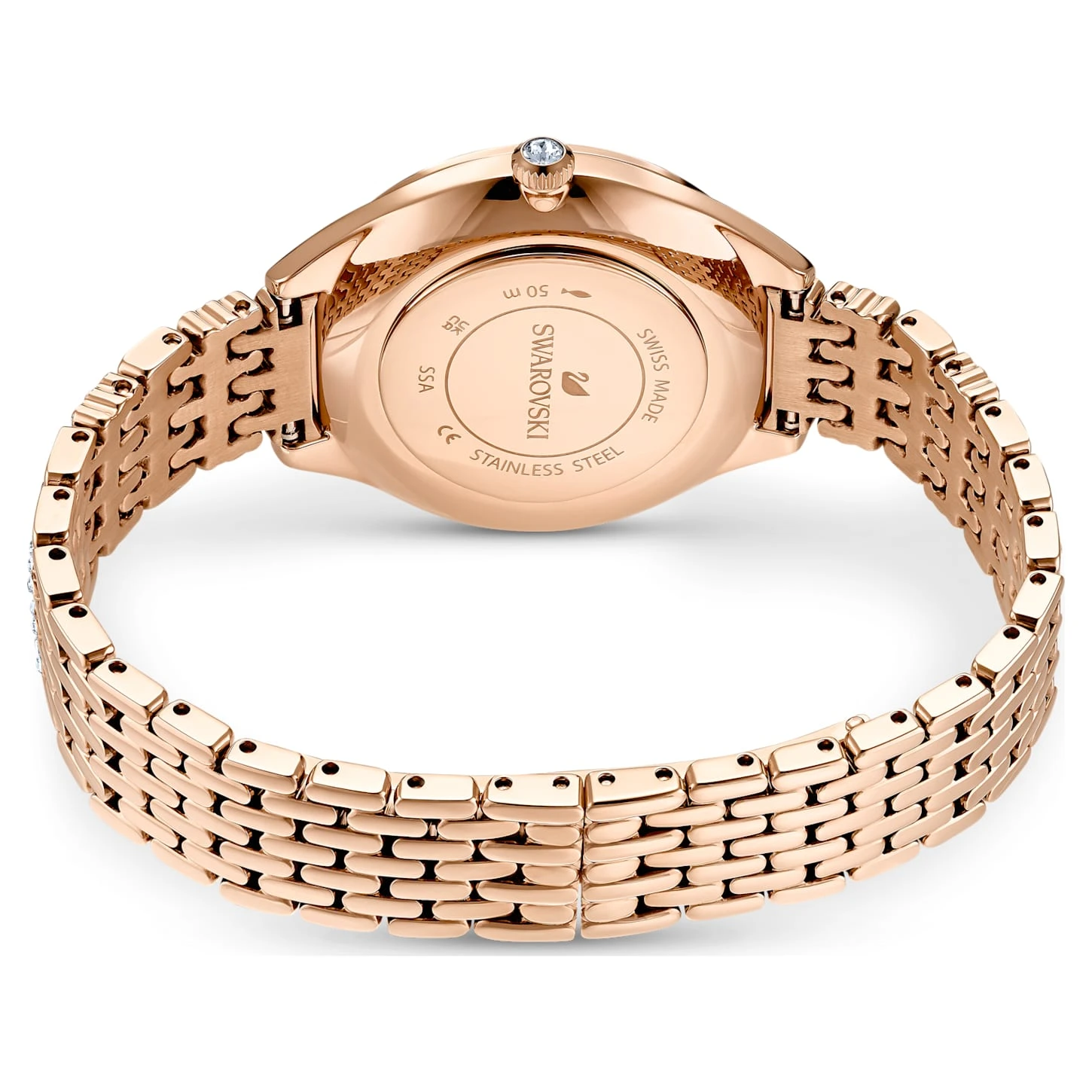 Swarovski Attract Watch Swiss Made, Pavé, Metal Bracelet, Rose Gold Tone, Rose Gold-tone Finish 6 Swarovski Attract Watch Swiss Made, Pavé, Metal Bracelet, Rose Gold Tone, Rose Gold-tone Finish - Image 4
