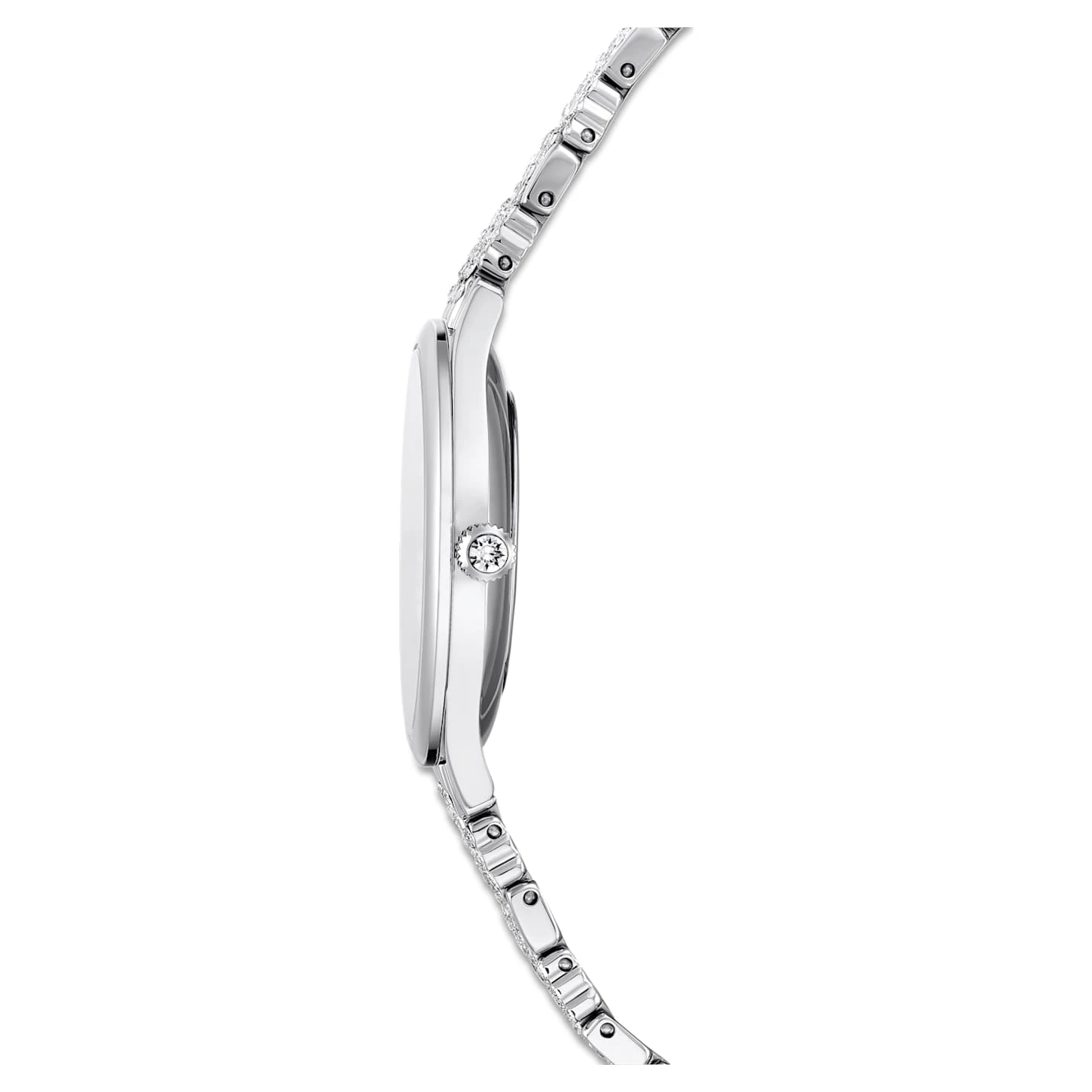 Swarovski Attract Watch Swiss Made, Pavé, Metal Bracelet, Silver Tone, Stainless Steel 10 Swarovski Attract Watch Swiss Made, Pavé, Metal Bracelet, Silver Tone, Stainless Steel - Image 8