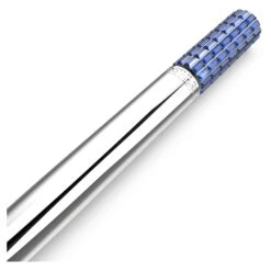 Swarovski Ballpoint Pen Blue, Chrome Plated -Jewelry Store ballpoint pen blue chrome plated swarovski 5647831 5