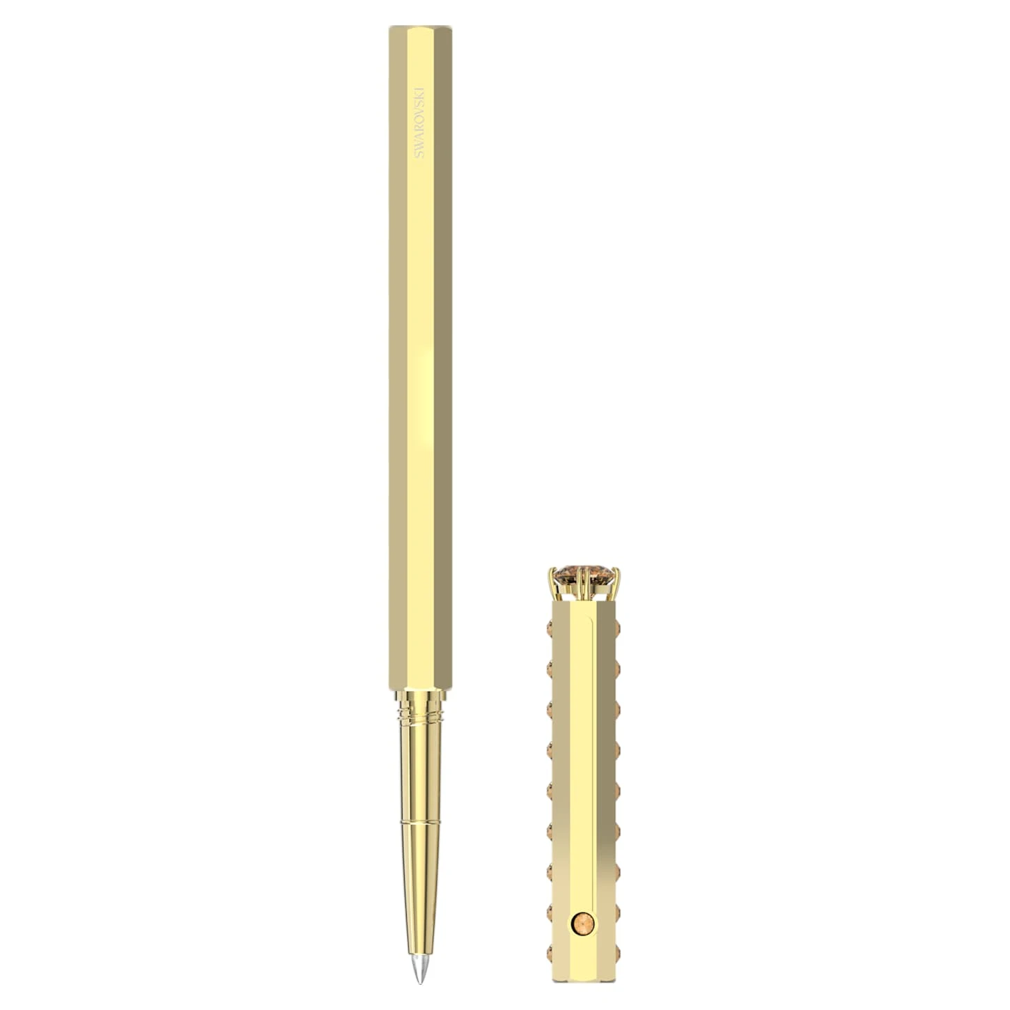 Swarovski Ballpoint Pen Classic, Yellow, Gold-tone Plated 4 Swarovski Ballpoint Pen Classic, Yellow, Gold-tone Plated - Image 2