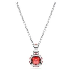 Swarovski Birthstone Pendant Square Cut, July, Red, Rhodium Plated 11 Swarovski Birthstone Pendant Square Cut, July, Red, Rhodium Plated -Jewelry Store birthstone pendant square cut july red rhodium plated swarovski 5652043 3