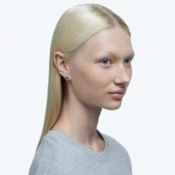 Swarovski Birthstone Stud Earrings Round Cut, December, Blue, Rhodium Plated -Jewelry Store birthstone stud earrings round cut december blue rhodium plated swarovski 5615518 3