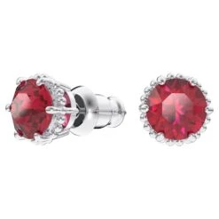 Swarovski Birthstone Stud Earrings Round Cut, July, Red, Rhodium Plated 13 Swarovski Birthstone Stud Earrings Round Cut, July, Red, Rhodium Plated -Jewelry Store birthstone stud earrings round cut july red rhodium plated swarovski 5615515 5