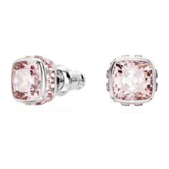 Swarovski Birthstone Stud Earrings Square Cut, June, Pink, Rhodium Plated 9 Swarovski Birthstone Stud Earrings Square Cut, June, Pink, Rhodium Plated -Jewelry Store birthstone stud earrings square cut june pink rhodium plated swarovski 5660799 2