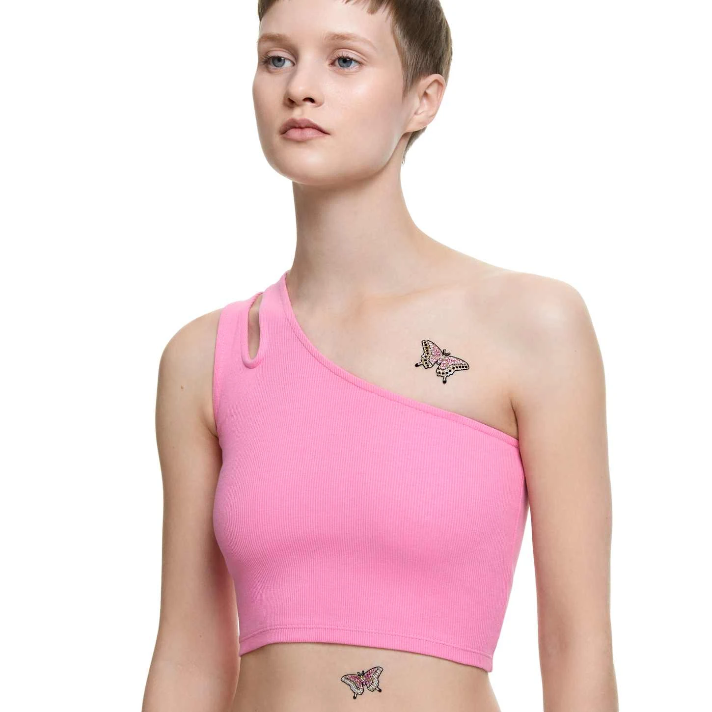 Swarovski Body Jewel Set (2), Butterfly, Multicolored 3 Swarovski Body Jewel Set (2), Butterfly, Multicolored