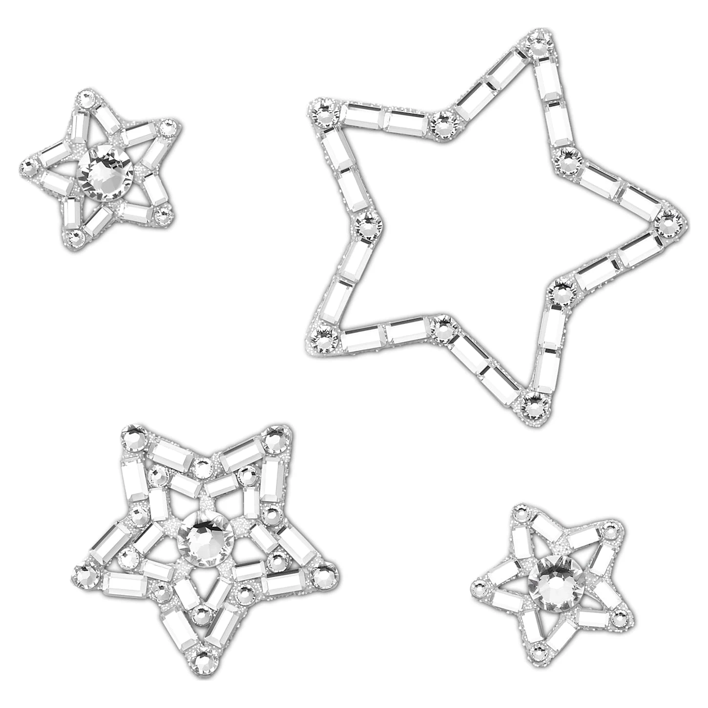 Swarovski Body Jewel Set (4), Star, White 5 Swarovski Body Jewel Set (4), Star, White - Image 3