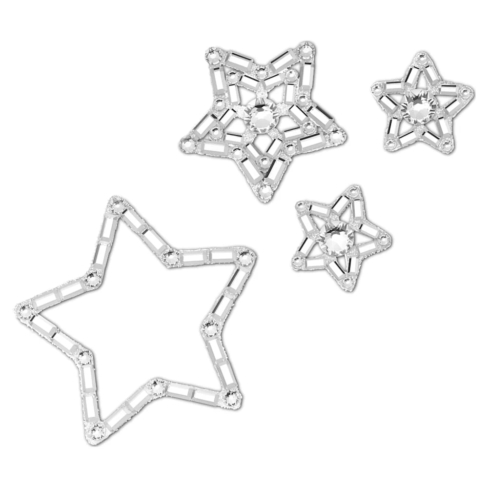 Swarovski Body Jewel Set (4), Star, White 7 Swarovski Body Jewel Set (4), Star, White - Image 5