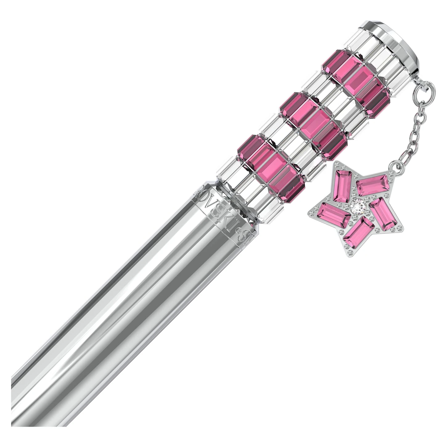 Swarovski Celebration 2023 Ballpoint Pen Star, Pink, Chrome Plated 5 Swarovski Celebration 2023 Ballpoint Pen Star, Pink, Chrome Plated - Image 3