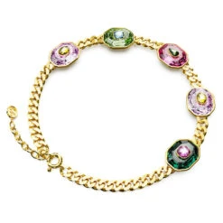 Swarovski Chroma Choker Mixed Cuts, Multicolored, Gold-tone Plated 12 Swarovski Chroma Choker Mixed Cuts, Multicolored, Gold-tone Plated -Jewelry Store chroma choker mixed cuts multicolored gold tone plated swarovski 5651288 4