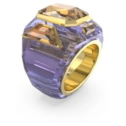 Swarovski Chroma Cocktail Ring Purple, Gold-tone Plated 9 Swarovski Chroma Cocktail Ring Purple, Gold-tone Plated -Jewelry Store chroma cocktail ring purple gold tone plated swarovski 5630319 2