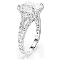 Swarovski Constella Cocktail Ring Square Cut, Pavé, White, Rhodium Plated 9 Swarovski Constella Cocktail Ring Square Cut, Pavé, White, Rhodium Plated -Jewelry Store constella cocktail ring square cut pavC3A9 white rhodium plated swarovski 5642630 2