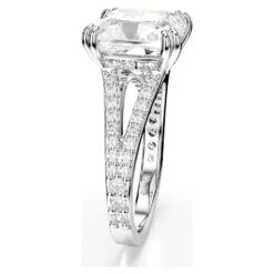 Swarovski Constella Cocktail Ring Square Cut, Pavé, White, Rhodium Plated 10 Swarovski Constella Cocktail Ring Square Cut, Pavé, White, Rhodium Plated -Jewelry Store constella cocktail ring square cut pavC3A9 white rhodium plated swarovski 5642630 3