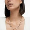 Swarovski Constella Necklace Mixed Round Cuts, White, Gold-tone Plated 1 Swarovski Constella Necklace Mixed Round Cuts, White, Gold-tone Plated -Jewelry Store constella necklace mixed round cuts white gold tone plated swarovski 5618033