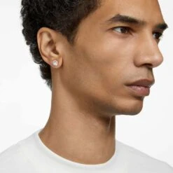 Swarovski Constella Stud Earrings Round Cut, Pavé, White, Rose Gold-tone Plated -Jewelry Store constella stud earrings round cut pavC3A9 white rose gold tone plated swarovski 5636275 4