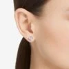 Swarovski Constella Stud Earrings Round Cut, White, Rhodium Plated -Jewelry Store constella stud earrings round cut white rhodium plated swarovski 5636712