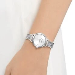 Swarovski Cosmic Rock Watch Swiss Made, Metal Bracelet, Silver Tone, Stainless Steel