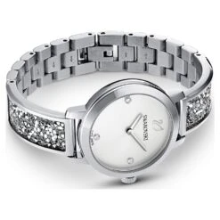 Swarovski Cosmic Rock Watch Swiss Made, Metal Bracelet, Silver Tone, Stainless Steel -Jewelry Store cosmic rock watch swiss made metal bracelet silver tone stainless steel swarovski 5376080 3