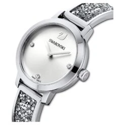 Swarovski Cosmic Rock Watch Swiss Made, Metal Bracelet, Silver Tone, Stainless Steel -Jewelry Store cosmic rock watch swiss made metal bracelet silver tone stainless steel swarovski 5376080 4