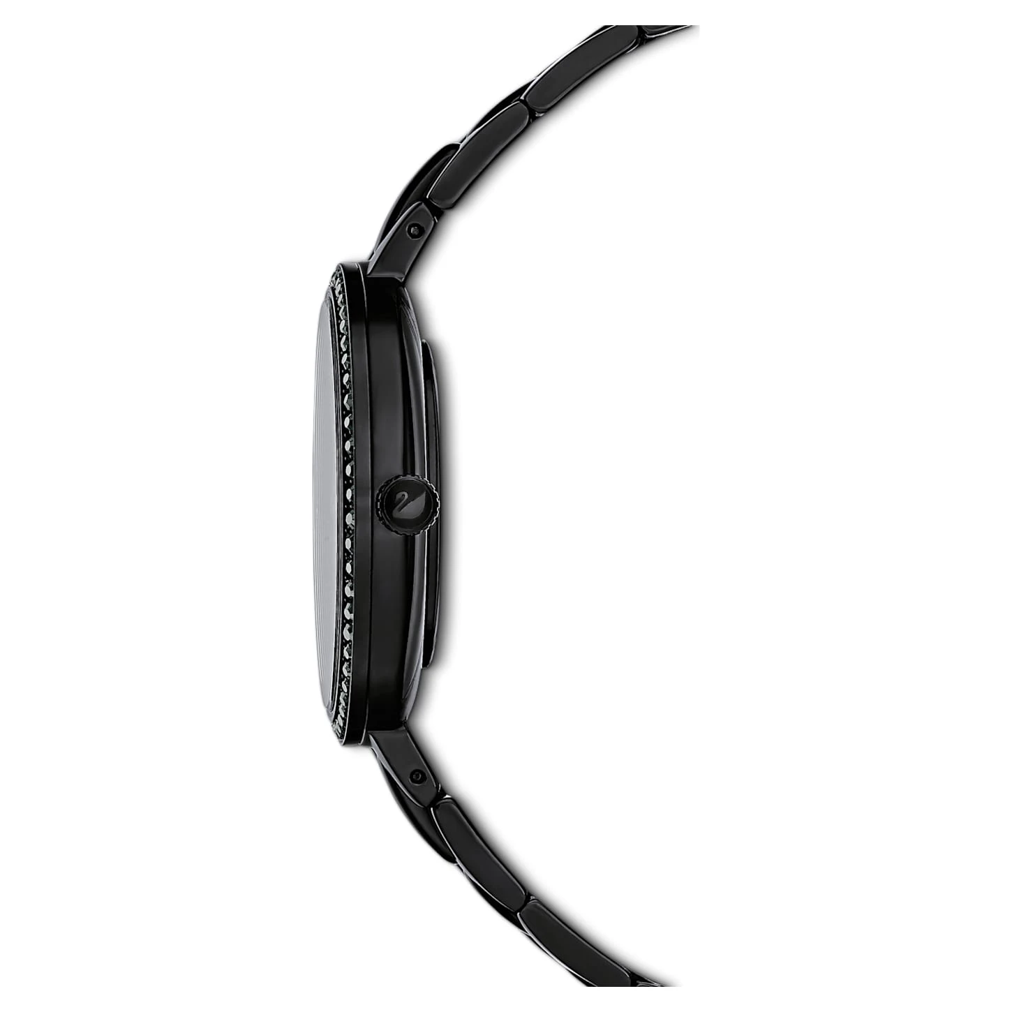 Swarovski Cosmopolitan Watch Swiss Made, Metal Bracelet, Black, Black Finish 5 Swarovski Cosmopolitan Watch Swiss Made, Metal Bracelet, Black, Black Finish - Image 3