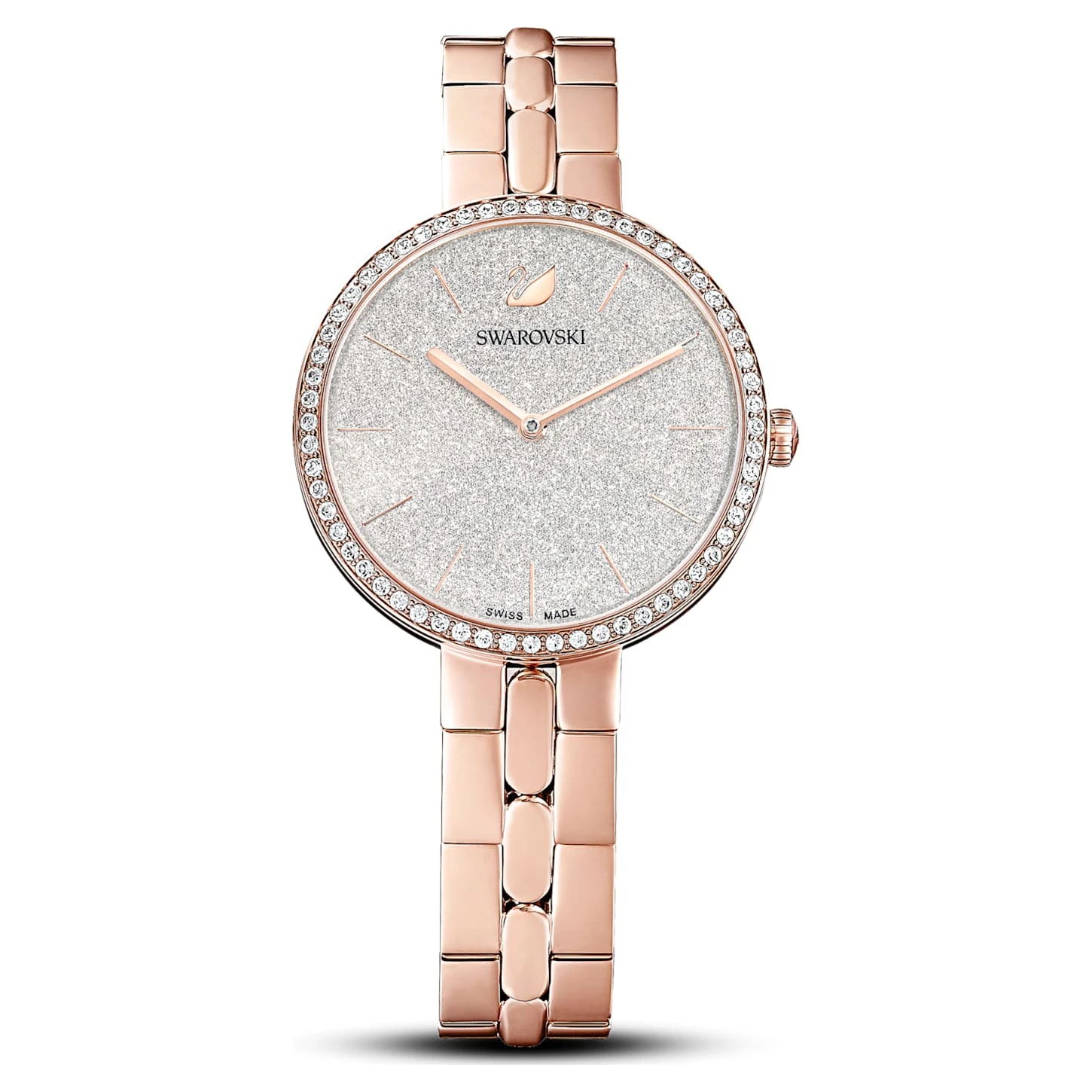 Swarovski Cosmopolitan Watch Swiss Made, Metal Bracelet, Rose Gold Tone, Rose Gold-tone Finish 4 Swarovski Cosmopolitan Watch Swiss Made, Metal Bracelet, Rose Gold Tone, Rose Gold-tone Finish - Image 2