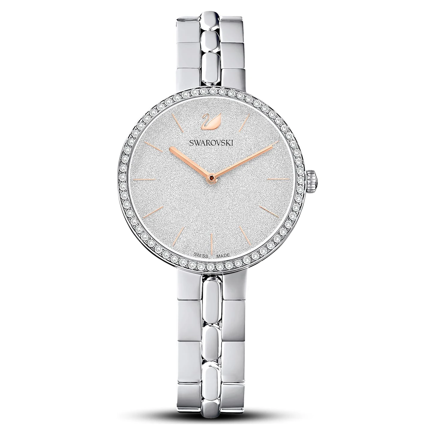 Swarovski Cosmopolitan Watch Swiss Made, Metal Bracelet, Silver Tone, Stainless Steel 4 Swarovski Cosmopolitan Watch Swiss Made, Metal Bracelet, Silver Tone, Stainless Steel - Image 2