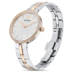 Swarovski Cosmopolitan Watch Swiss Made, Metal Bracelet, White, Mixed Metal Finish -Jewelry Store cosmopolitan watch swiss made metal bracelet white mixed metal finish swarovski 5644081 2