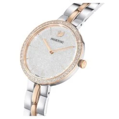 Swarovski Cosmopolitan Watch Swiss Made, Metal Bracelet, White, Mixed Metal Finish -Jewelry Store cosmopolitan watch swiss made metal bracelet white mixed metal finish swarovski 5644081 4