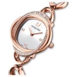 Swarovski Crystal Flower Watch Swiss Made, Metal Bracelet, Rose Gold Tone, Rose Gold-tone Finish 11 Swarovski Crystal Flower Watch Swiss Made, Metal Bracelet, Rose Gold Tone, Rose Gold-tone Finish -Jewelry Store crystal flower watch swiss made metal bracelet rose gold tone rose gold tone finish swarovski 5547626 4