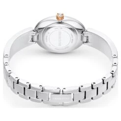 Swarovski Crystal Rock Oval Watch Swiss Made, Metal Bracelet, White, Stainless Steel -Jewelry Store crystal rock oval watch swiss made metal bracelet white stainless steel swarovski 5656878 3