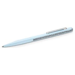 Swarovski Crystal Shimmer Ballpoint Pen Blue, Blue Lacquered, Chrome Plated