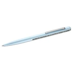 Swarovski Crystal Shimmer Ballpoint Pen Blue, Blue Lacquered, Chrome Plated -Jewelry Store crystal shimmer ballpoint pen blue blue lacquered chrome plated swarovski 5595669 4